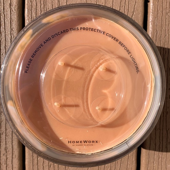 🆕HARVEST DONUT HARRY SLATKIN HOMEWORX 4 WICK, 18oz CANDLE NWTS! - Picture 2 of 5